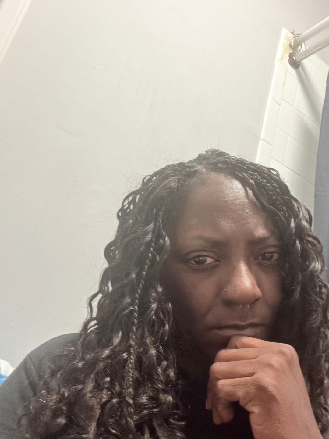 Customer photo review of Ywigs Loose Deep Wave Human Crochet Hair for Miracle Knots