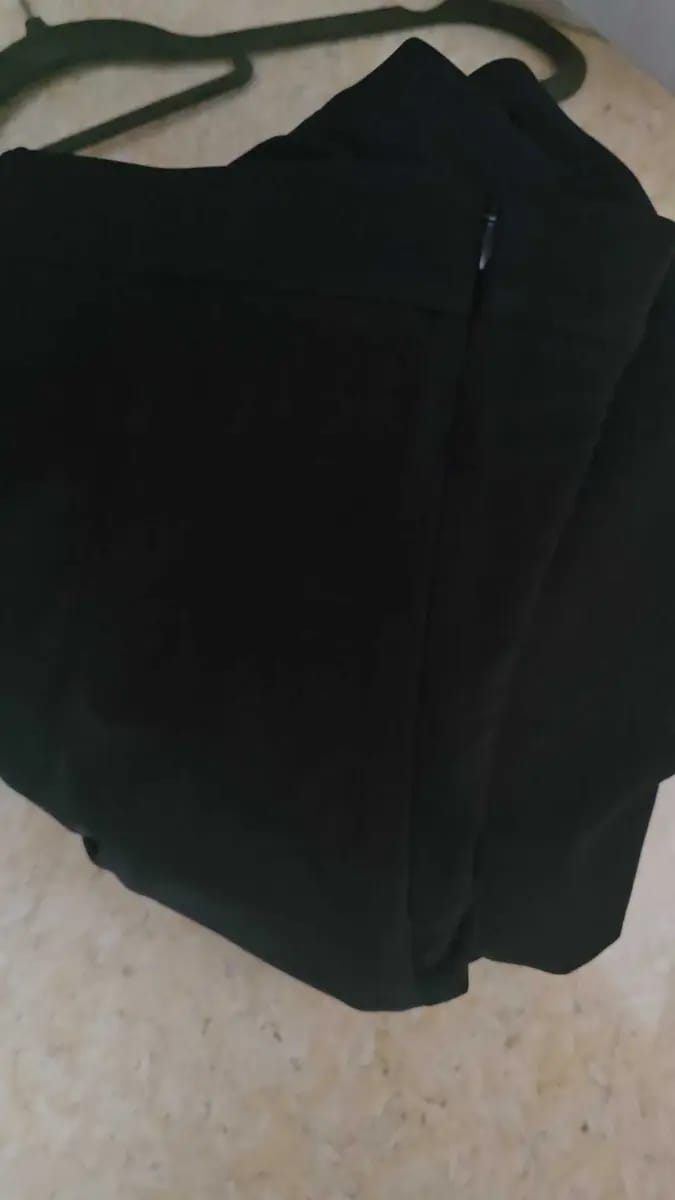 Customer photo review of Mesh Wide Leg Elastic-Waist Pants