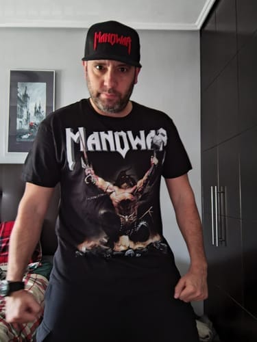 Customer photo review of Manowar Baseball Cap with 3D Logo