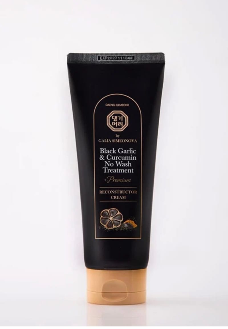 Customer photo review of Реконструктор за увредена и цъфтяща коса с черен чесън и куркумин DOORI Black Garlic & Curcumin Cream Premium Reconstructor