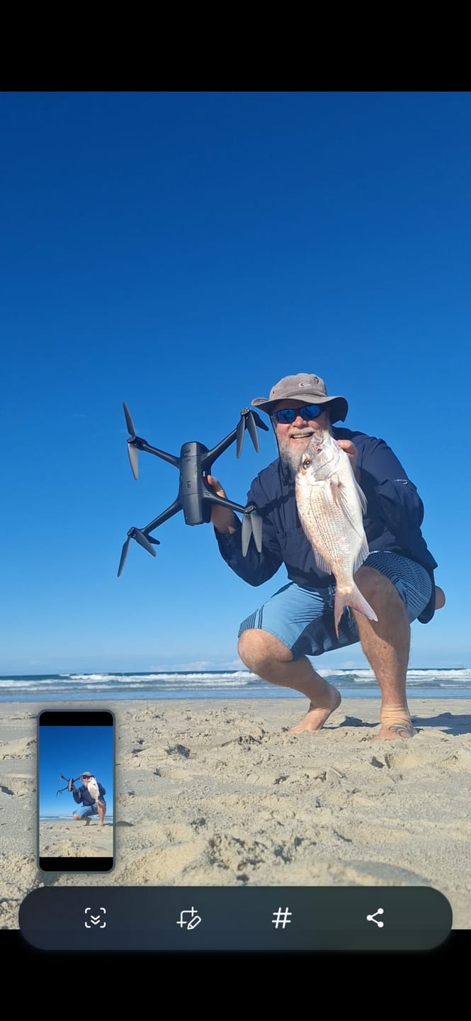 Customer photo review of Aeroo Pro Fishing Combo with Smart Controller