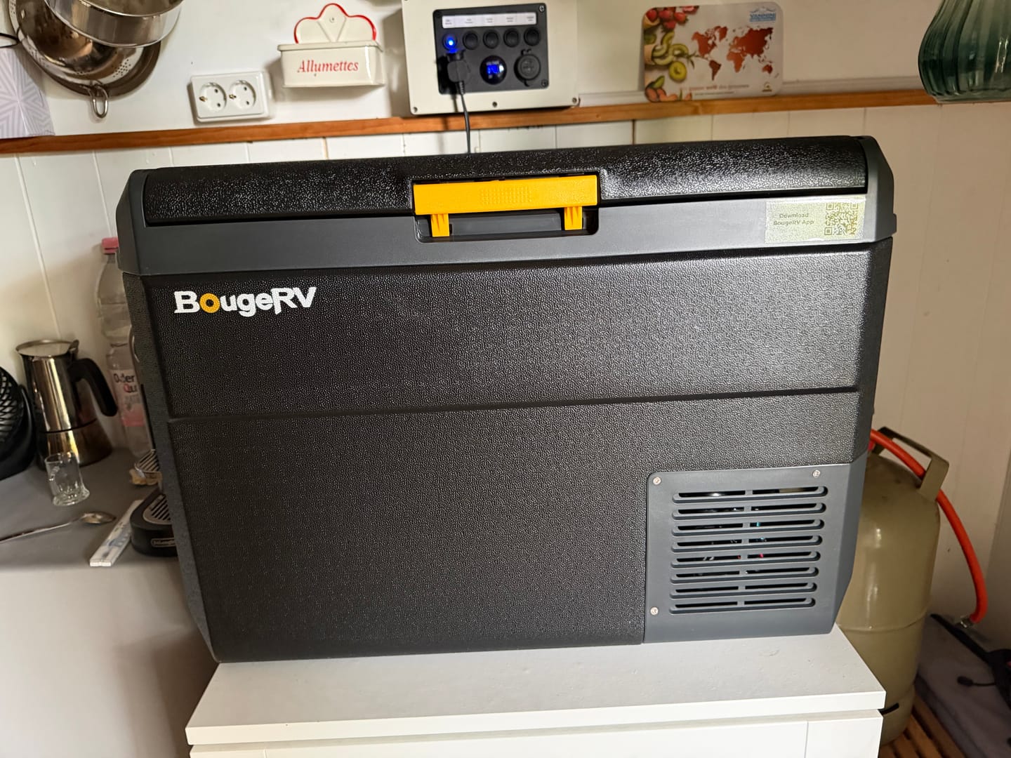 Customer photo review of BougeRV CRS 50 L Kompressor Kühlbox