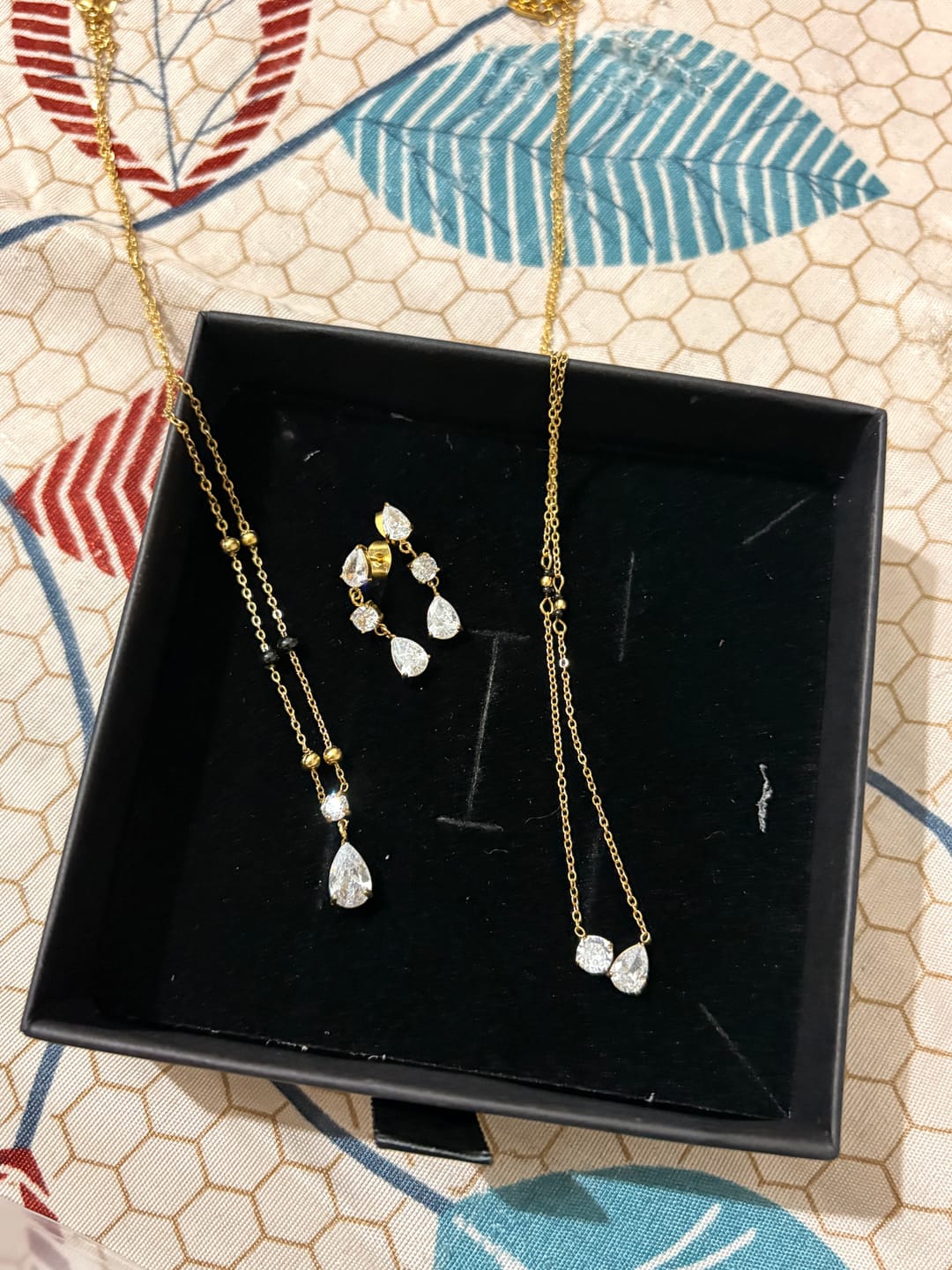 Customer photo review of Diamond Drop Mangalsutra