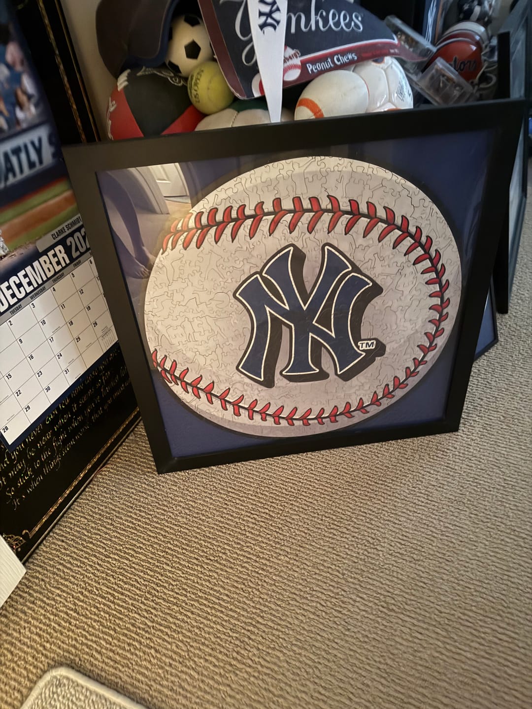 Customer photo review of New York Yankees™ Skyline Wooden Puzzle