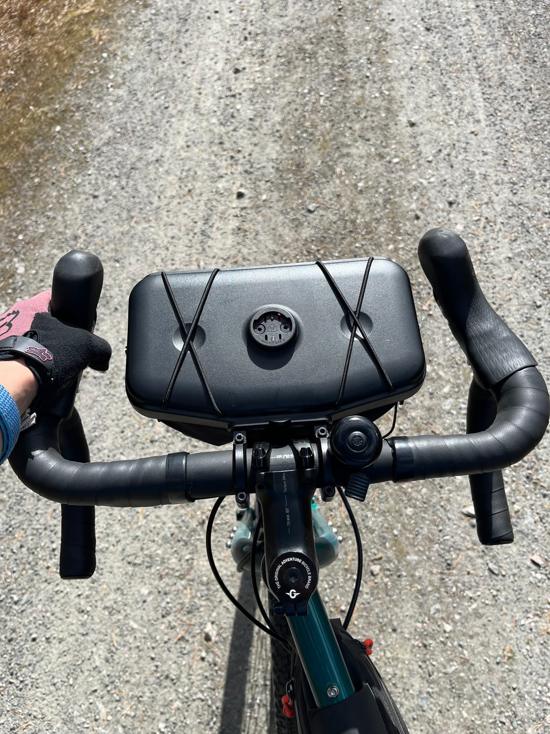 Customer photo review of The Original Handlebar Bag