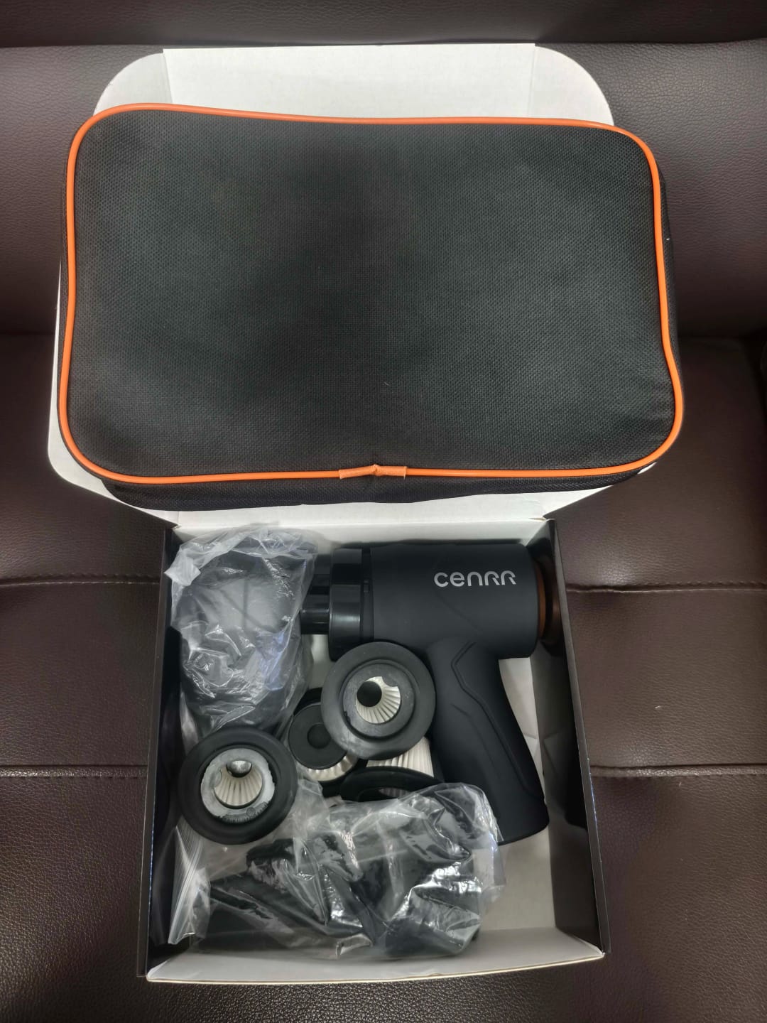 Customer photo review of Portable Cordless Car Vacuum Cleaner | Powerful Handheld Mini Hoover for Car & Home