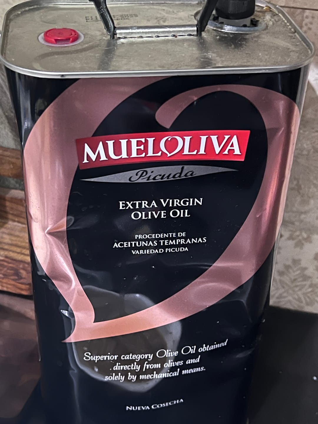 Customer photo review of Picuda Extra Virgin Olive Oil