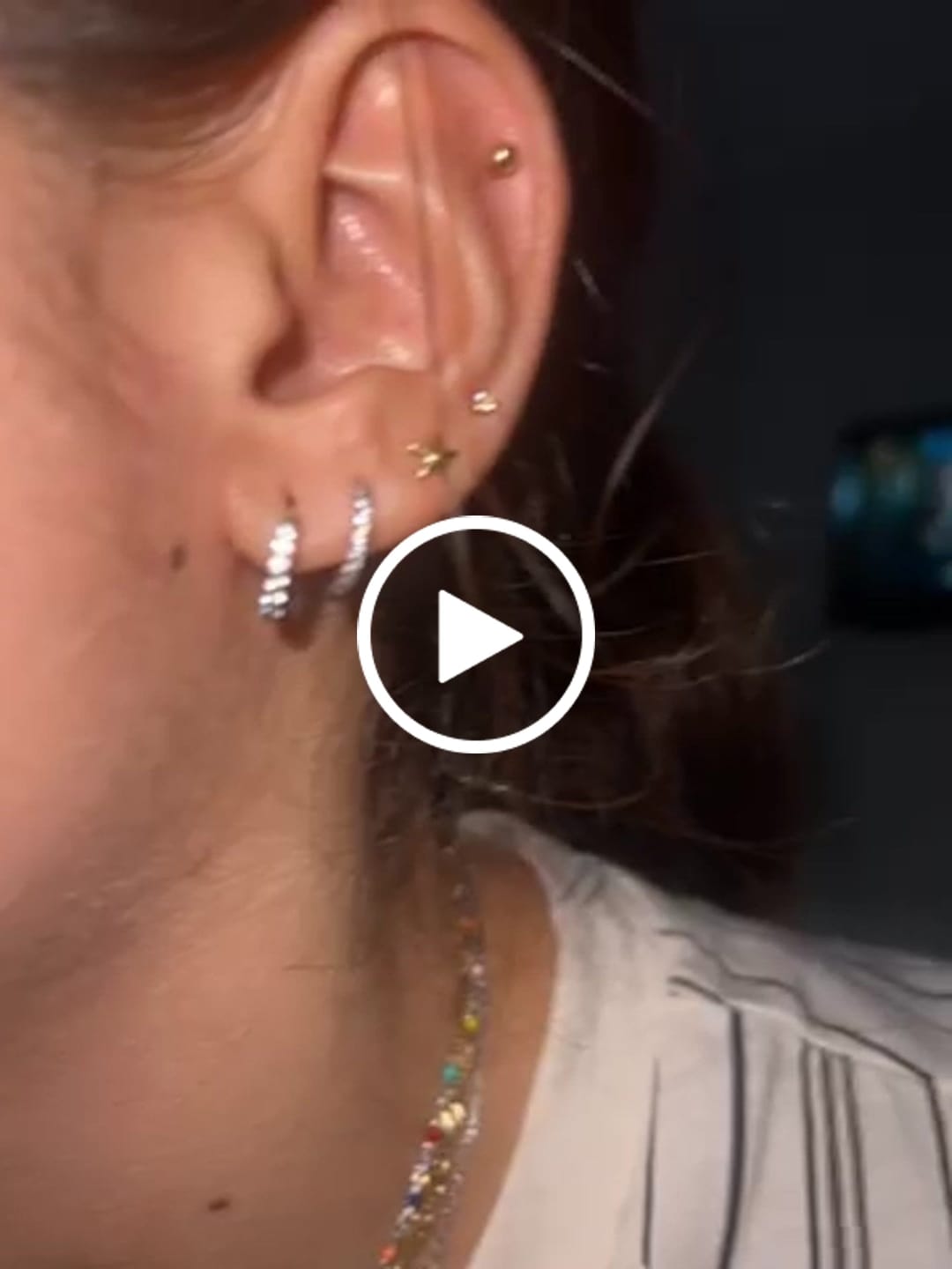 Customer video review of Pendientes Glorietas Plata