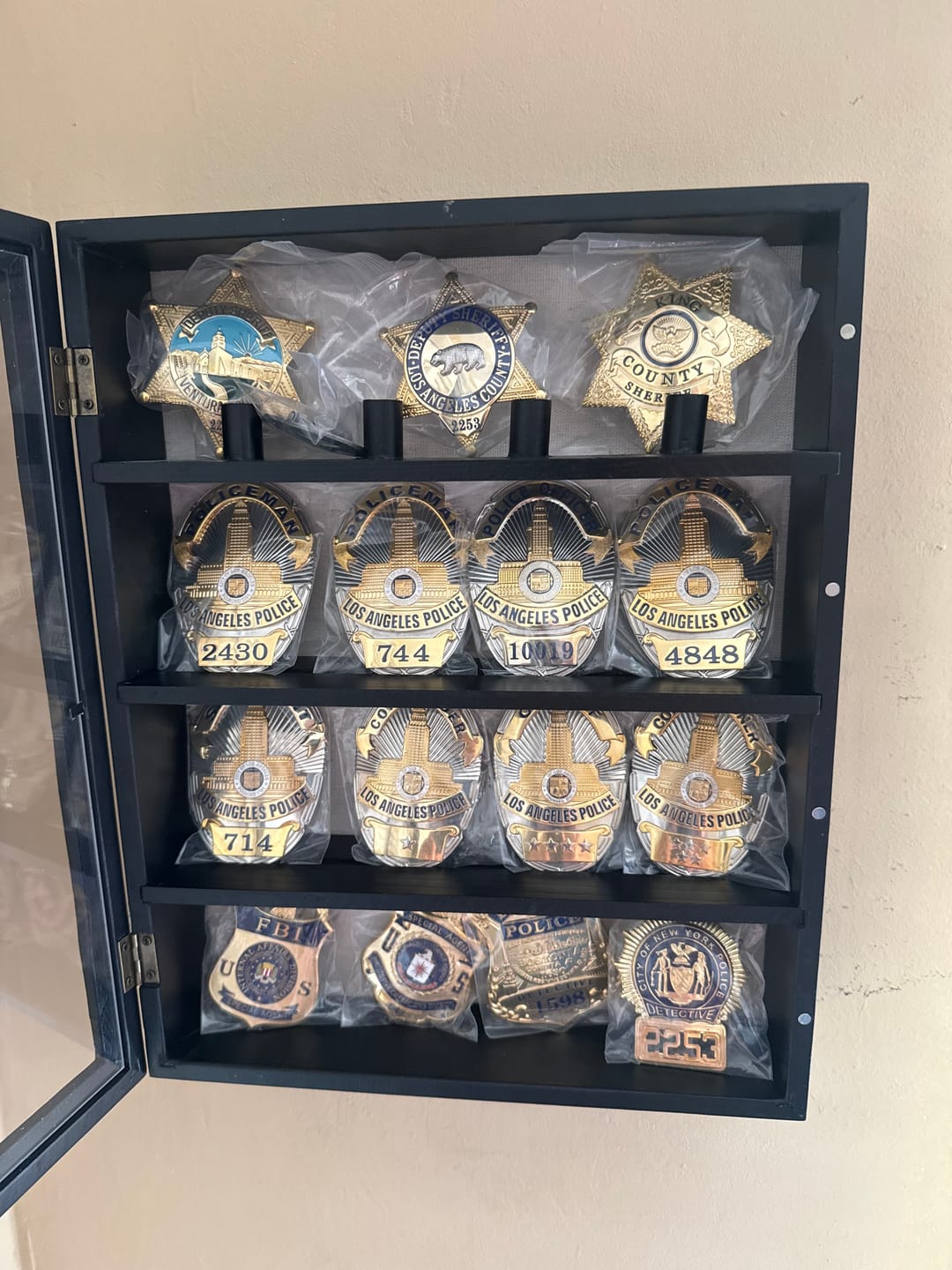 Customer photo review of Adam 12 James Reed #2430 & Pete Malloy #744 2Pcs Badges Set