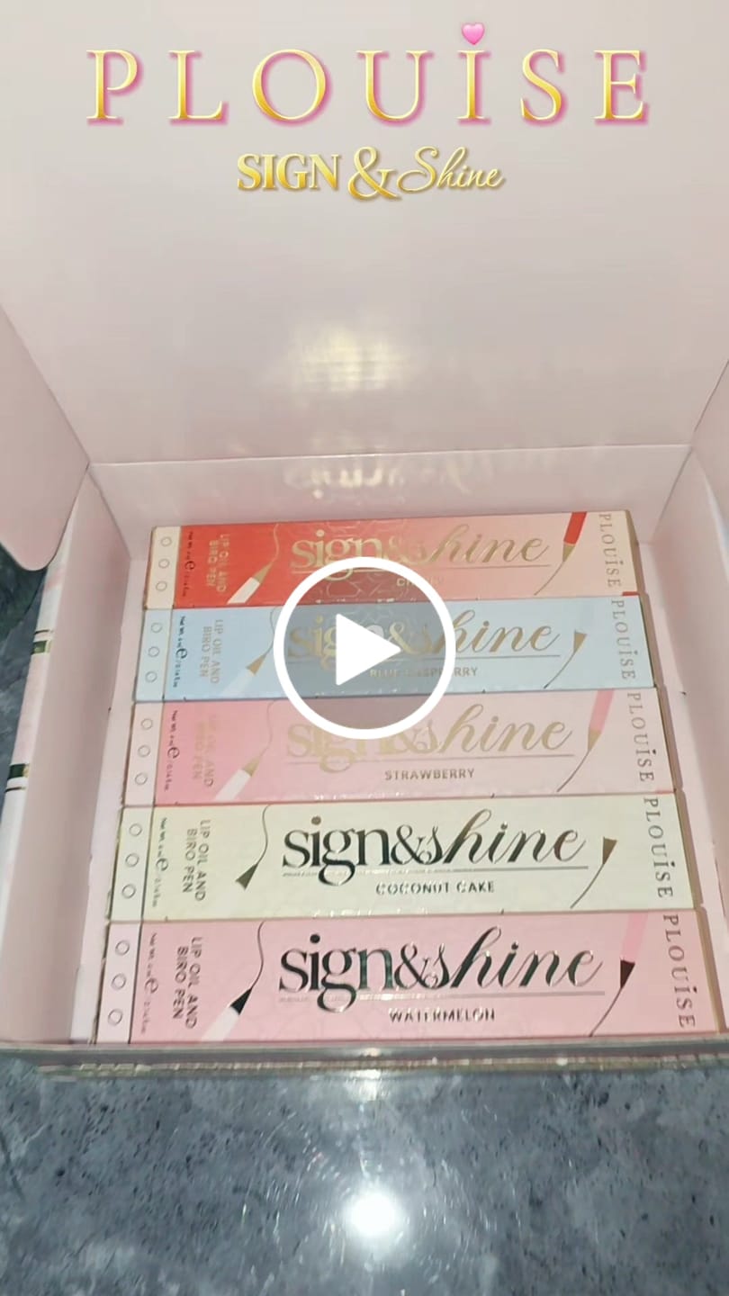 Customer video review of Back to Business Sign And Shine Lip Oil Pen - PRE-ORDER