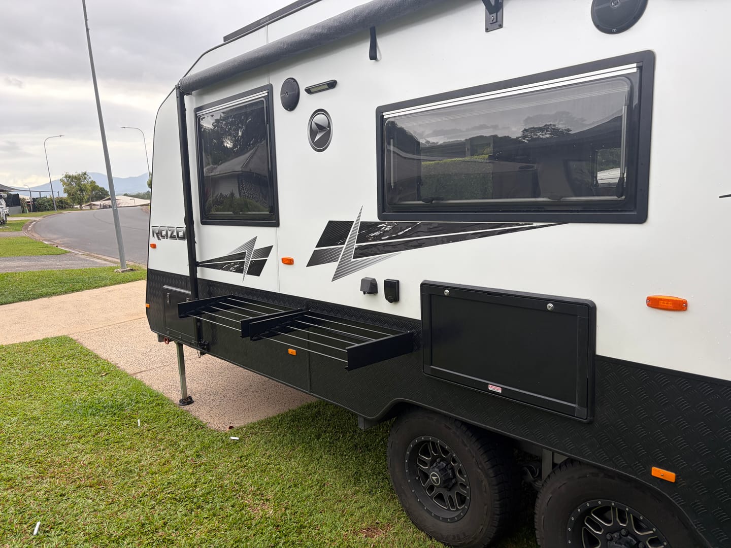 Customer photo review of Caravan Wall Mounted Drying Rack - Foldable Indoor and Outdoor