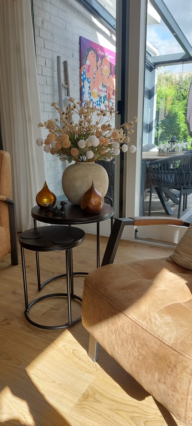 Customer photo review of Wax Arrangement - Beige mix