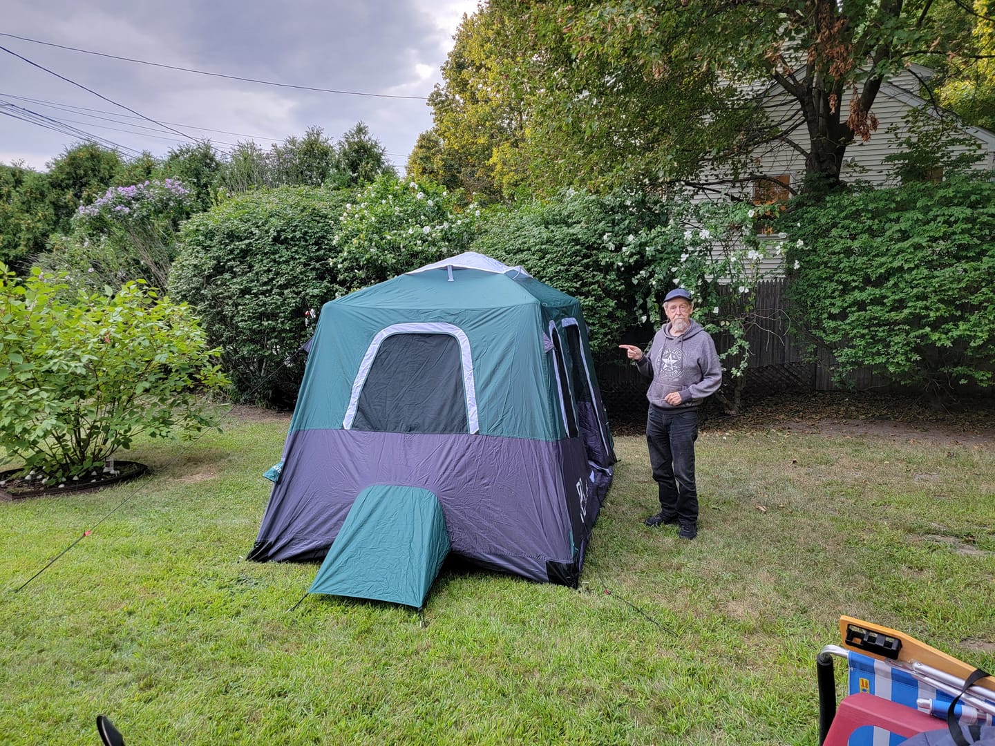 Customer photo review of 2-Step Cabin Tent