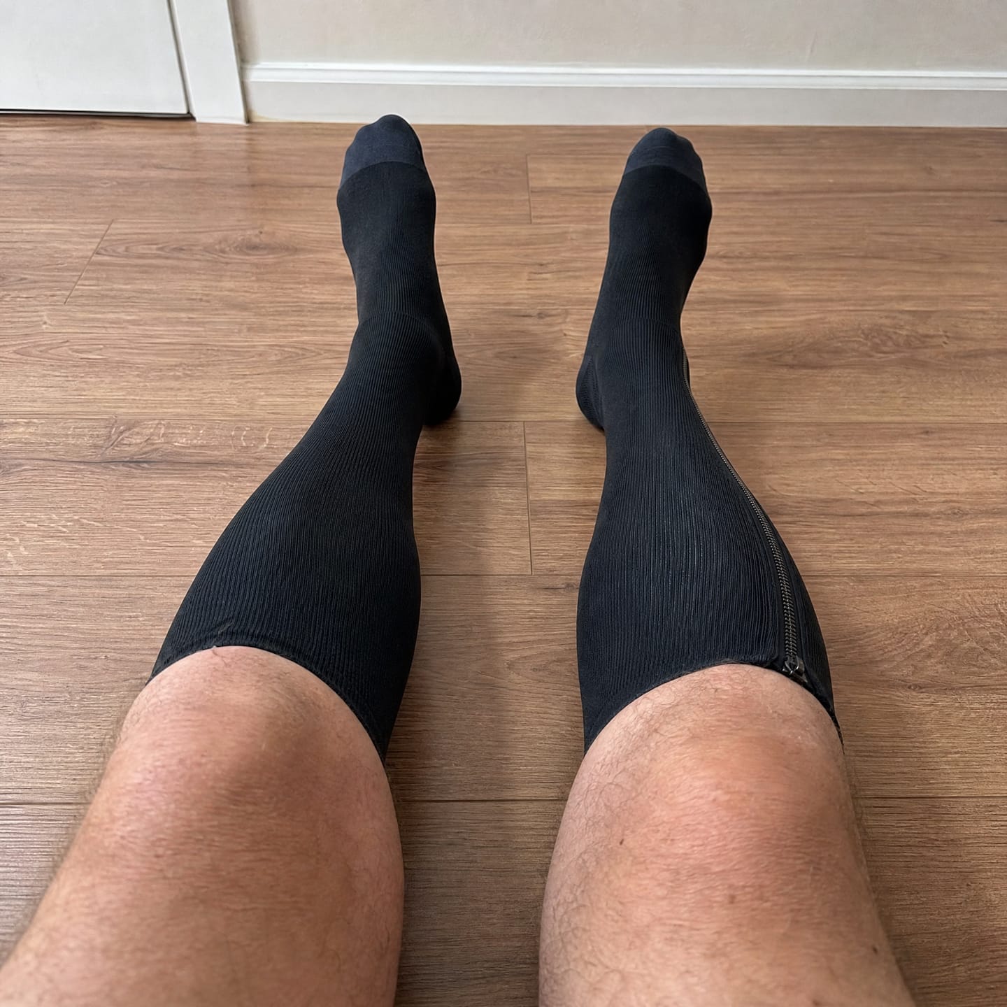 Customer photo review of Kompressionsstrümpfe mit Reißverschluss