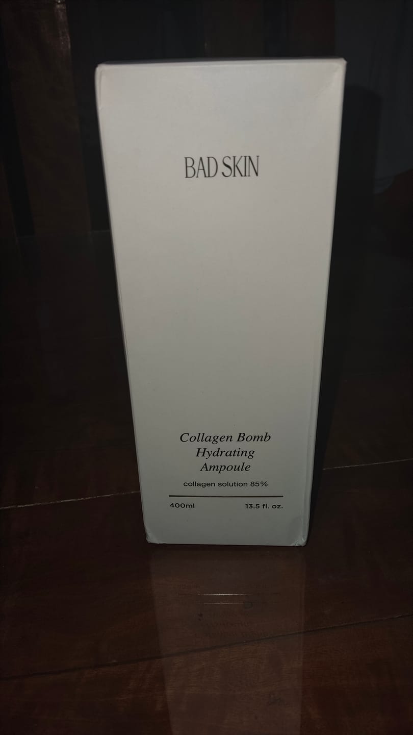 Customer photo review of Bad Skin™ Korean Collagen Bomb Hydrating Ampoule
