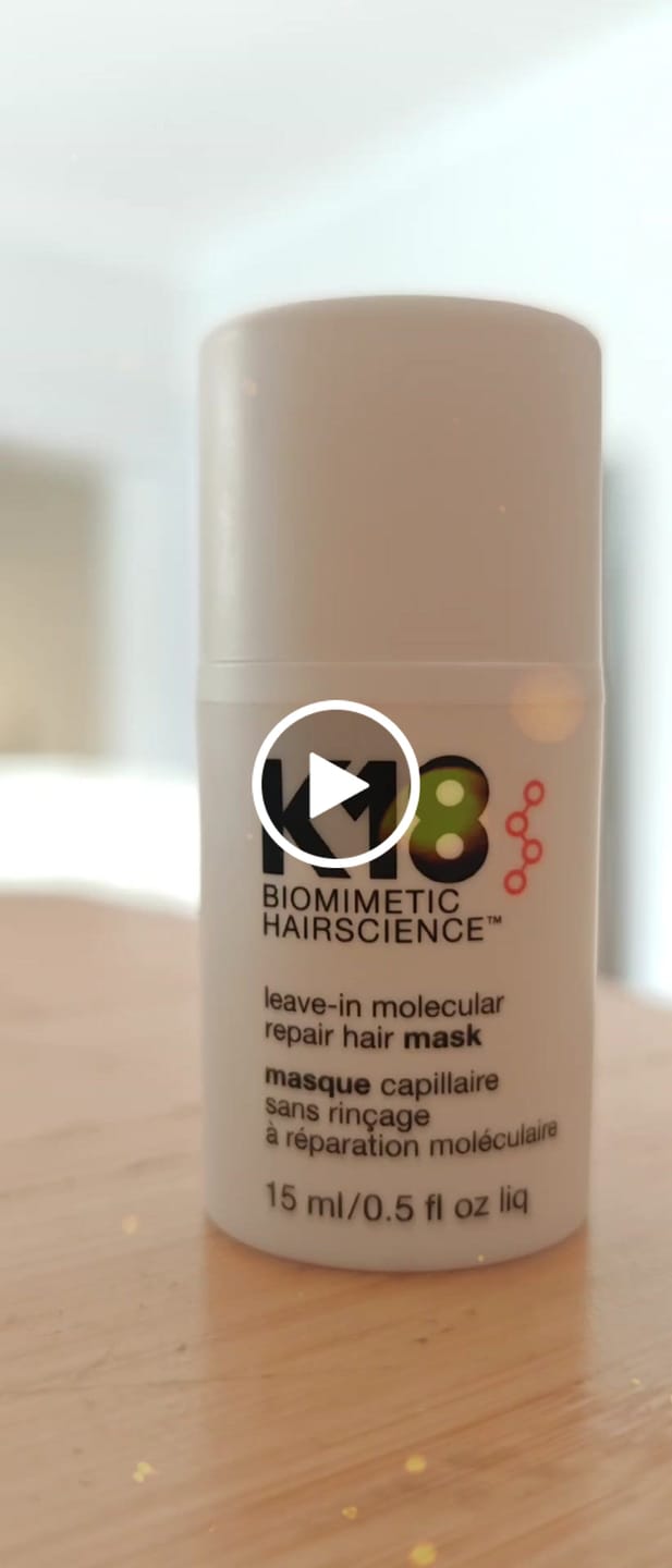 Customer video review of K18 Retail Mask & Leave In Treatment - Molecular Hair Repair 15ml