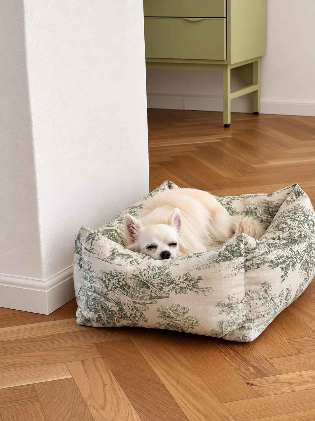 Customer photo review of Cucce per Cani Toile de Jouy | Divanetti Eleganti e Sfoderabili Made in Italy | Leo e Luna