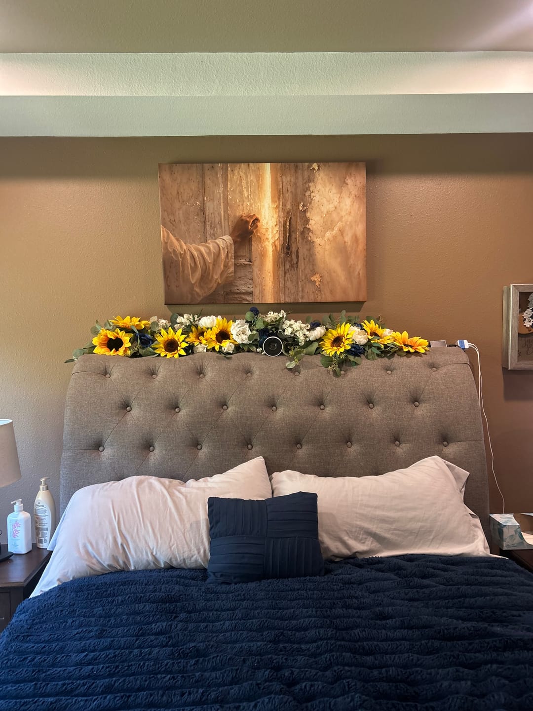 Customer photo review of Christian Wall Art – He’s Still at the Door
