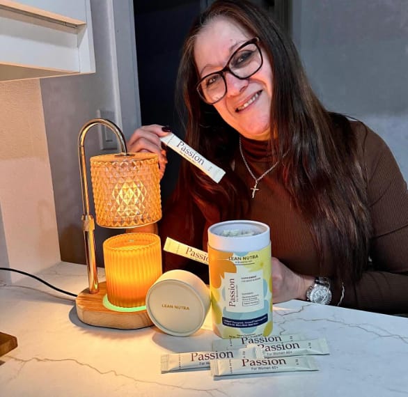 Customer photo review of Passion - Balance & Desire Blend for Women 40+ | Hormone Balance | Herbal Adaptogen Formula | Maca & Ashwagandha | Cortisol Manager | Mood, Energy & Wellness Support | Berry Citrus Flavor | 30 Sticks