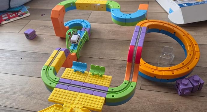 Customer photo review of Mókaexpressz mágneses vonatpálya