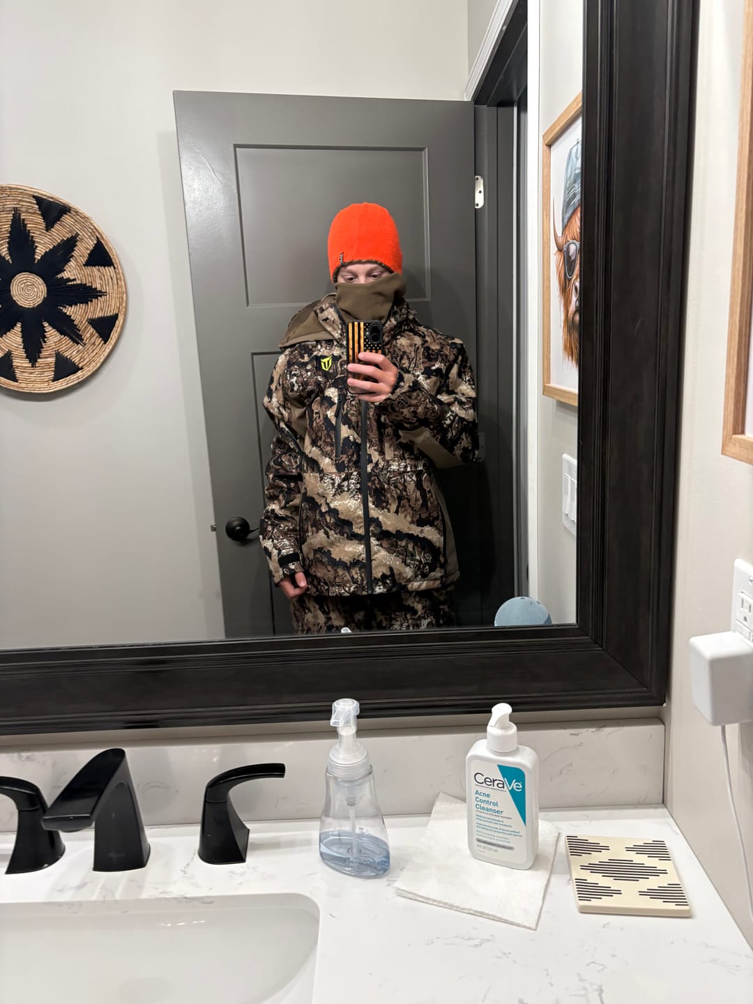 Customer photo review of Altus Stealth Deer Hunting Suit | Men’s Camo Hunting Jacket & Pants | Silent Insulated Hunting Clothes | Water Resistant Hunting Hoodie Set for Whitetail