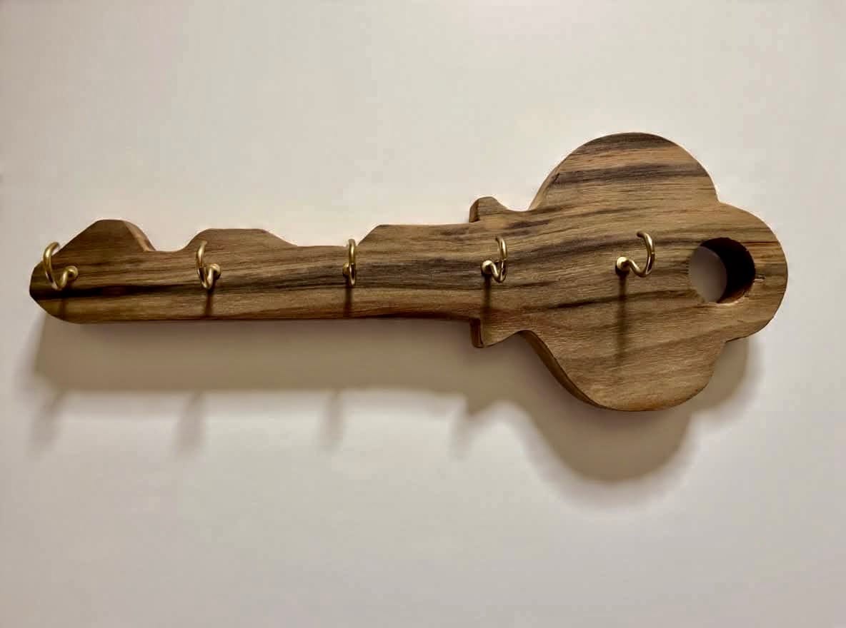 Customer photo review of 11x4.1" Key Rack 2 Acrylic Router Template