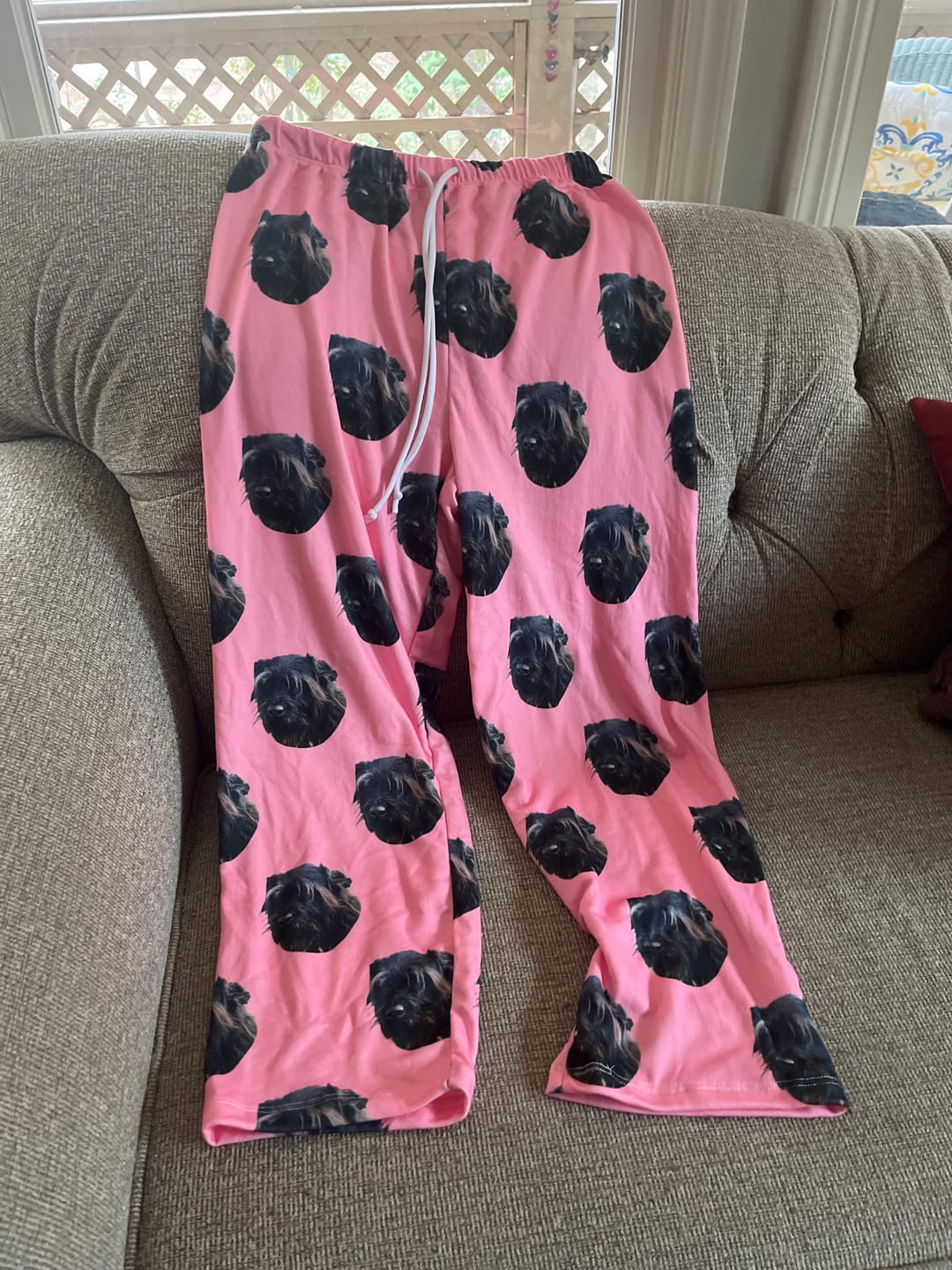 Customer photo review of Personalized Pet Photo Pajama, Custom Dog & Cat Portrait PJs, Family Matching Loungewear