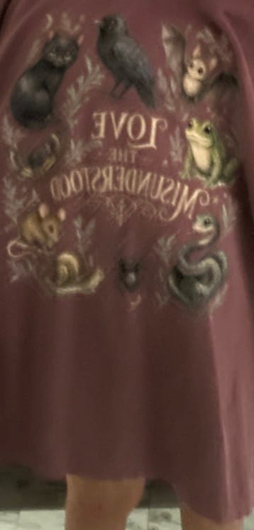 Customer photo review of Love the Misunderstood T-Shirt