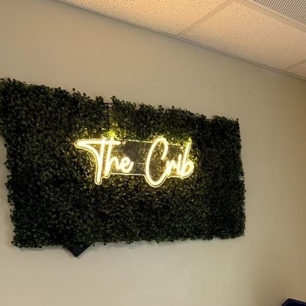 Customer photo review of Custom Neon: The Crib