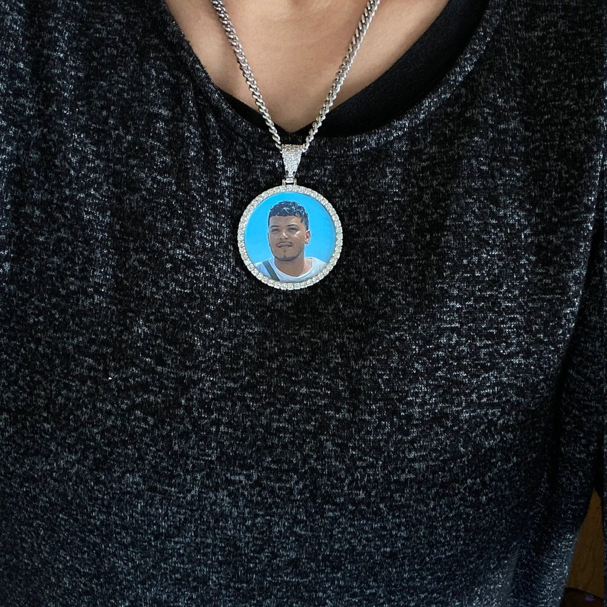 Customer photo review of Colgante de Foto Personalizado