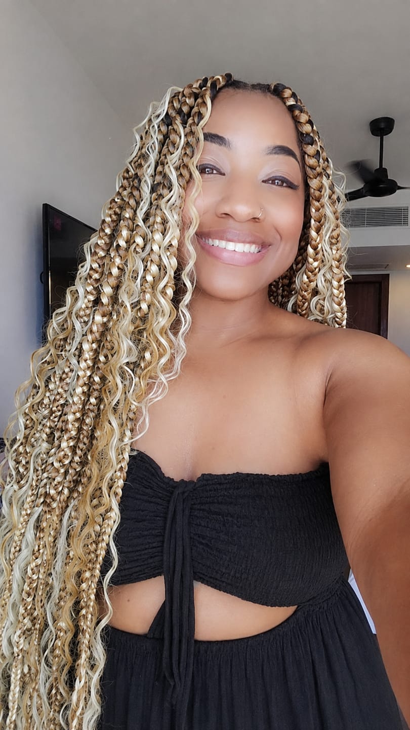 Customer photo review of Cherry Blossom 3D Eyelashes