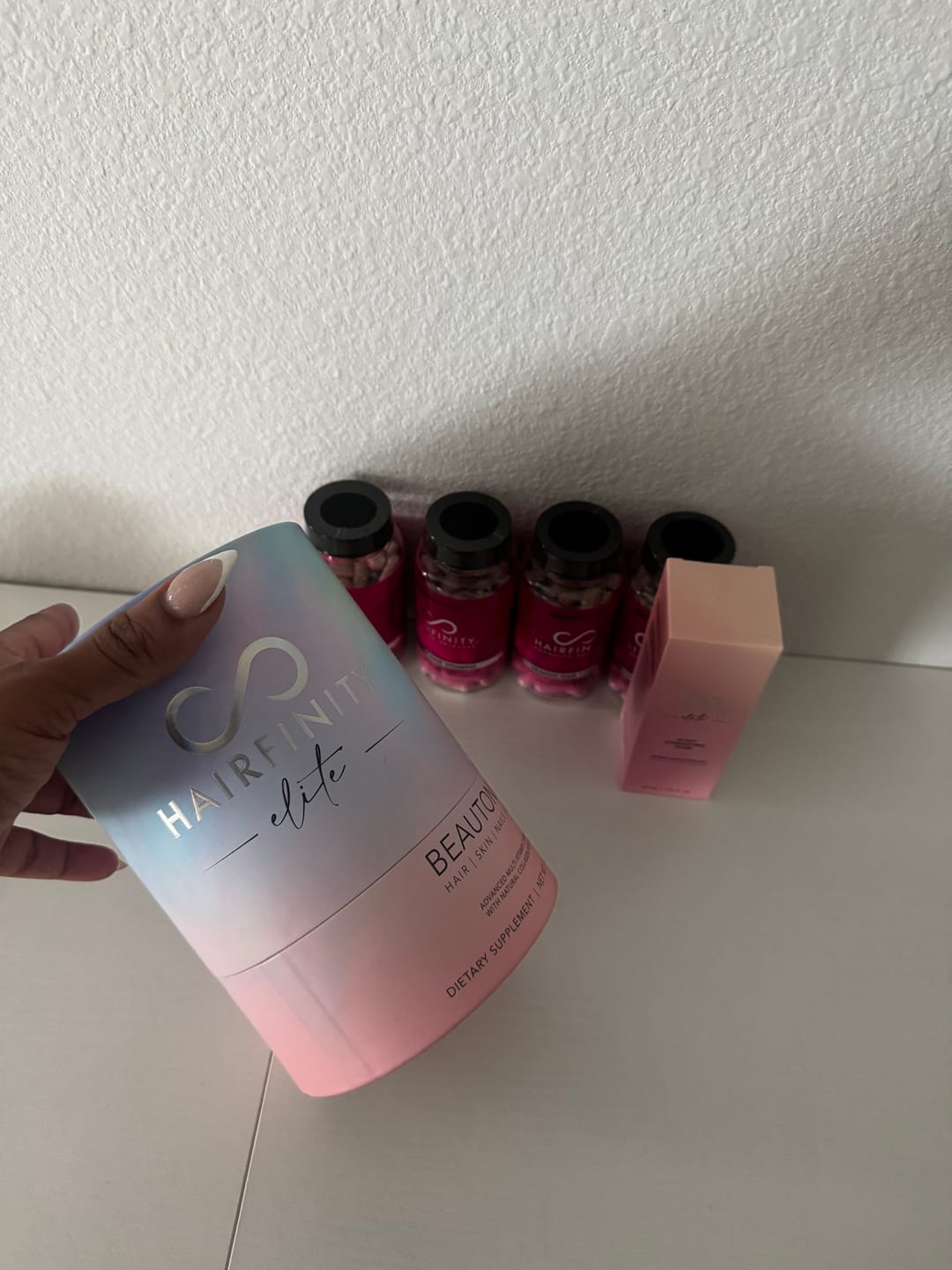 Customer photo review of Healthy Hair Vitamins 3 Month Supply (Buy 3 Get 1 Free)