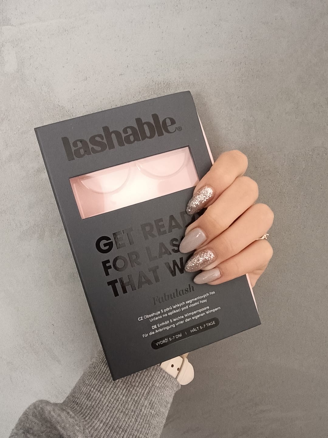 Customer photo review of Lashable FABULASH startovací sada (6-14mm)