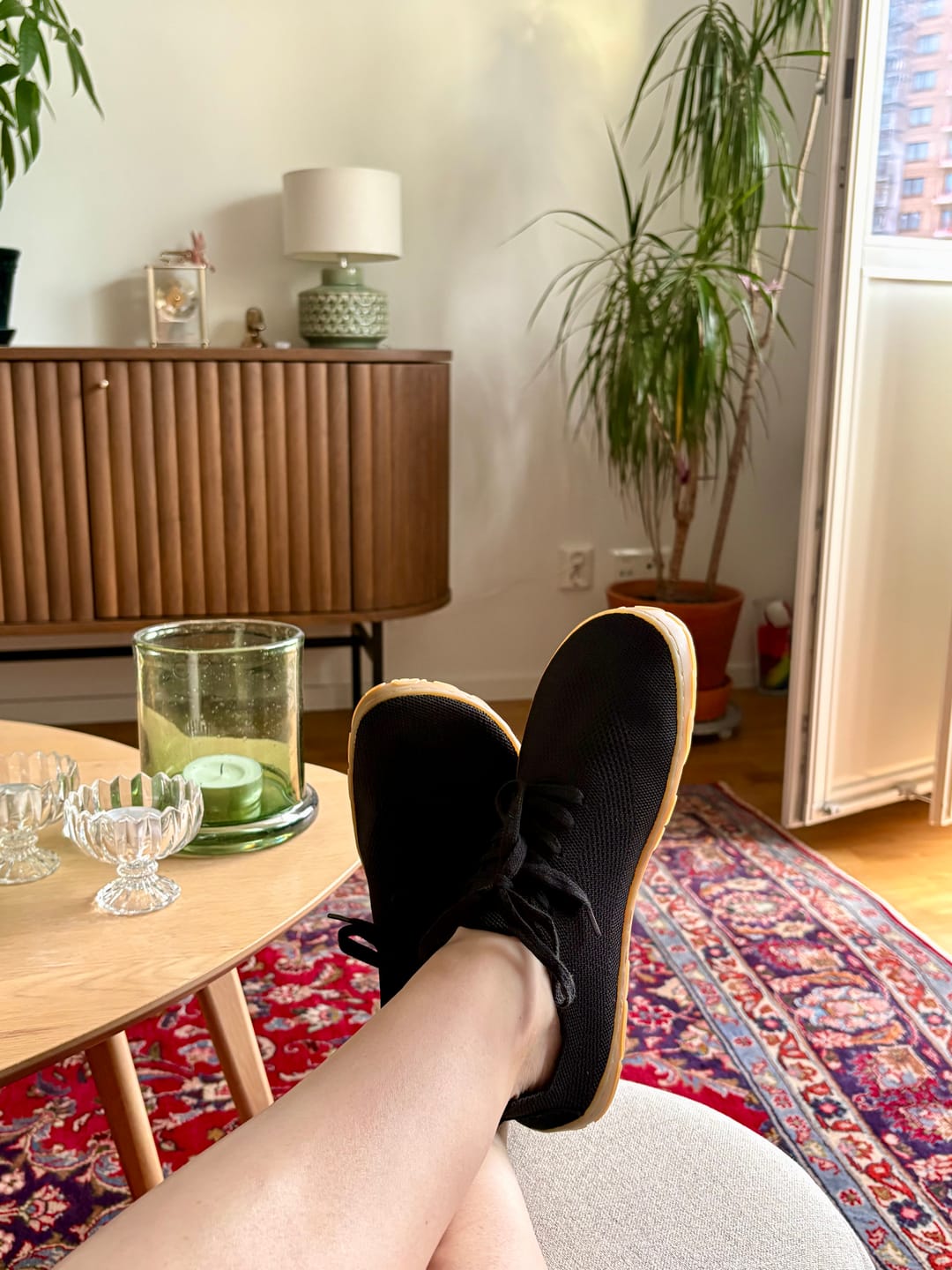 Customer photo review of Vaistoa Iloa | Knitted Barefoot Sneakers