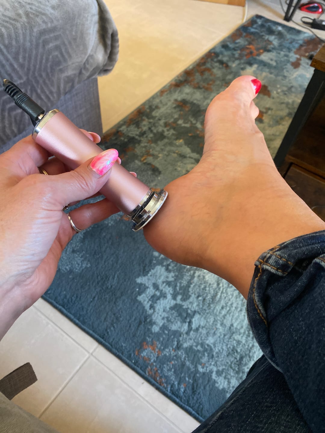 Customer photo review of ✨ HoneyGlow™ – Kit Beauté Pieds