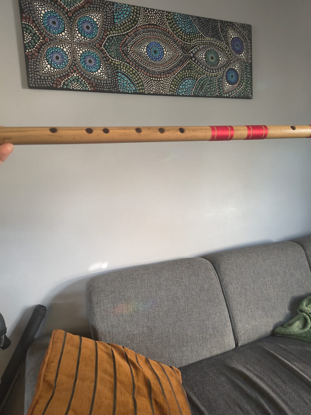 Customer photo review of E scale Bass Bansuri (Indian Bamboo Flute)