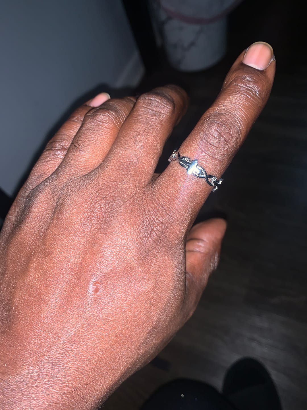 Customer photo review of BARBED WIRE RING