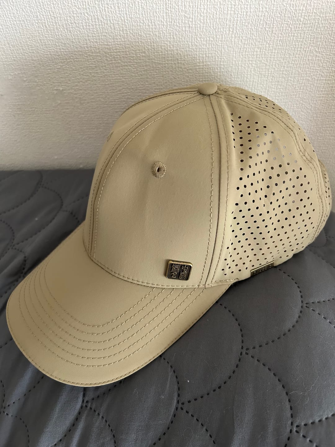 Customer photo review of Casquette Trucker Grande Taille homme beige