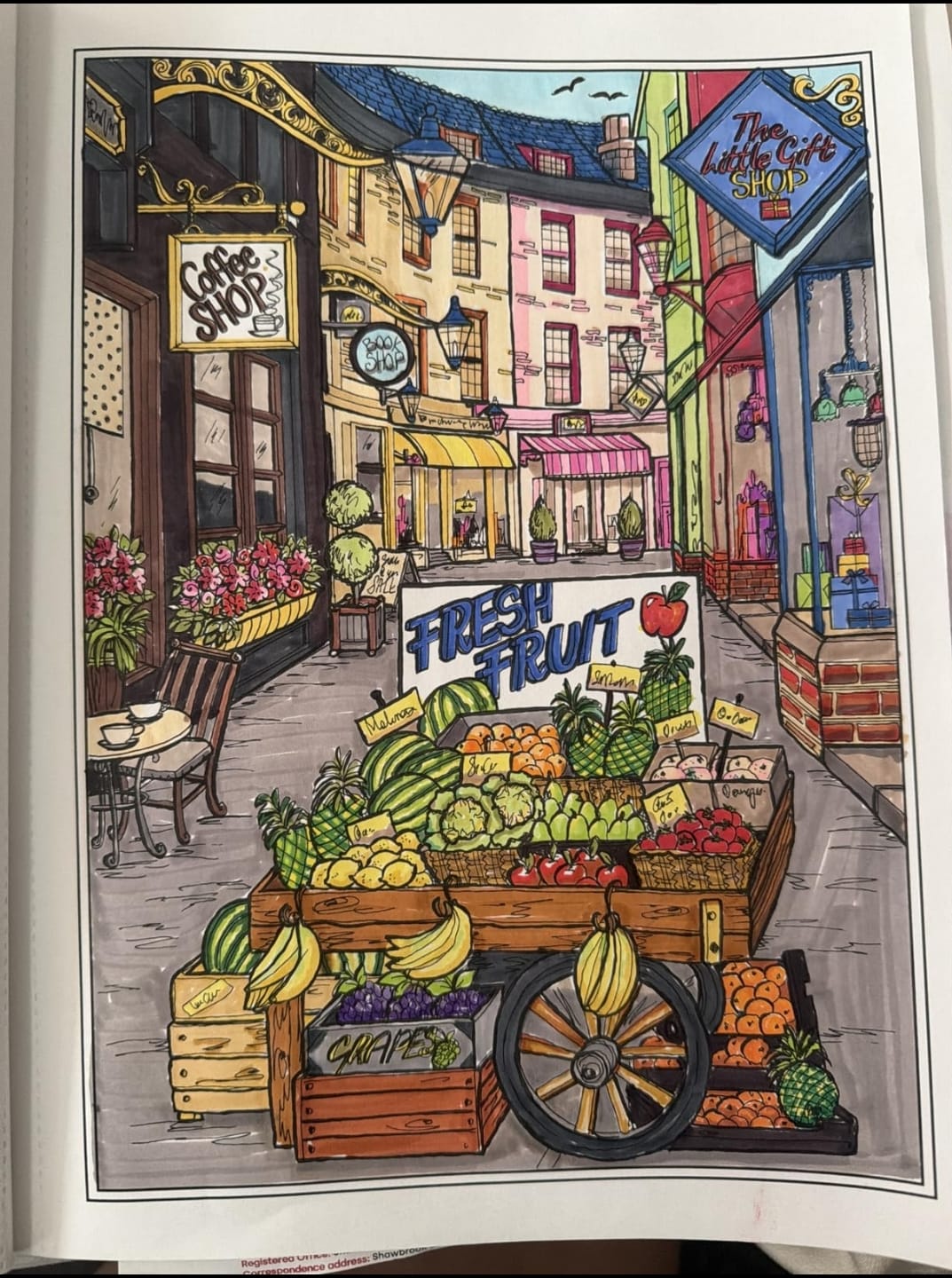 Customer photo review of Ohuhu Dual Tips Water-Based Art Markers