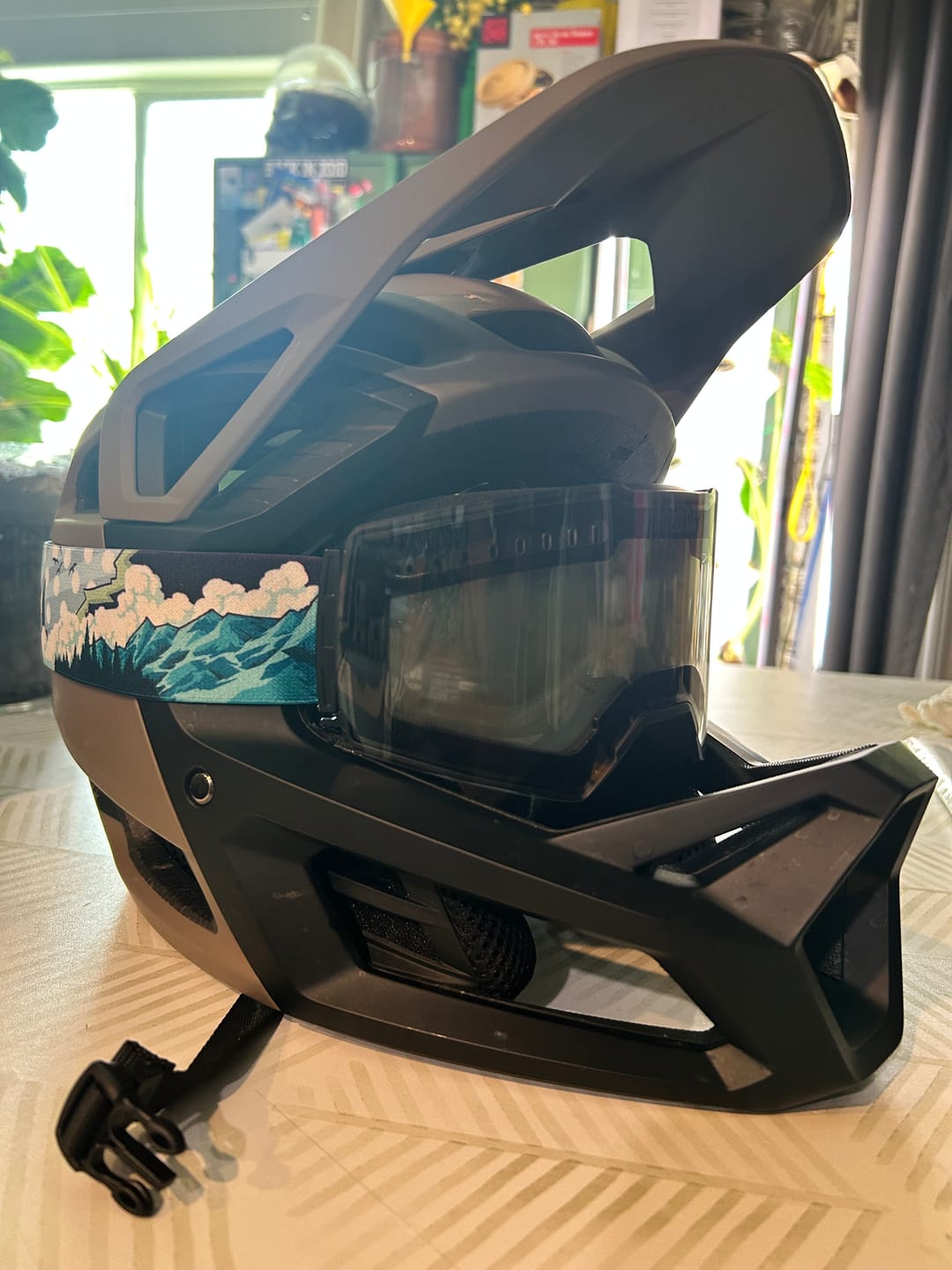 Customer photo review of The Valorie Moto/MTB Goggle - Photochromic Black Lens