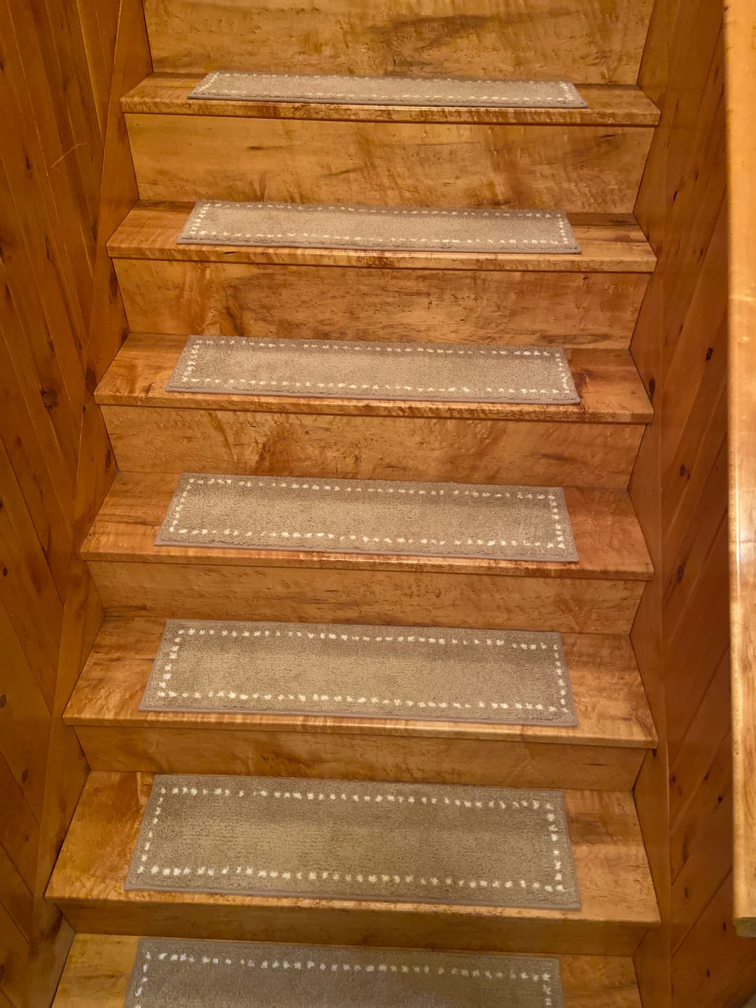Customer photo review of CloudSoft Non-Slip Stair Treads - Beige