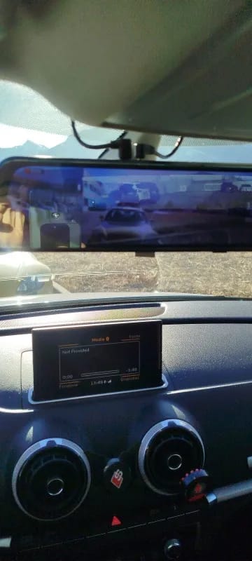 Customer photo review of Dashcam 1080p con camara de marcha atras 1080p