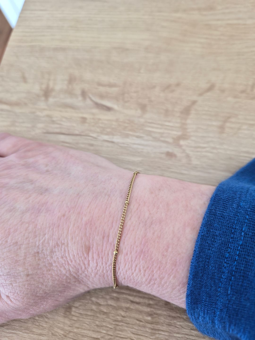 Customer photo review of Classic Satellite Chain Bracelet