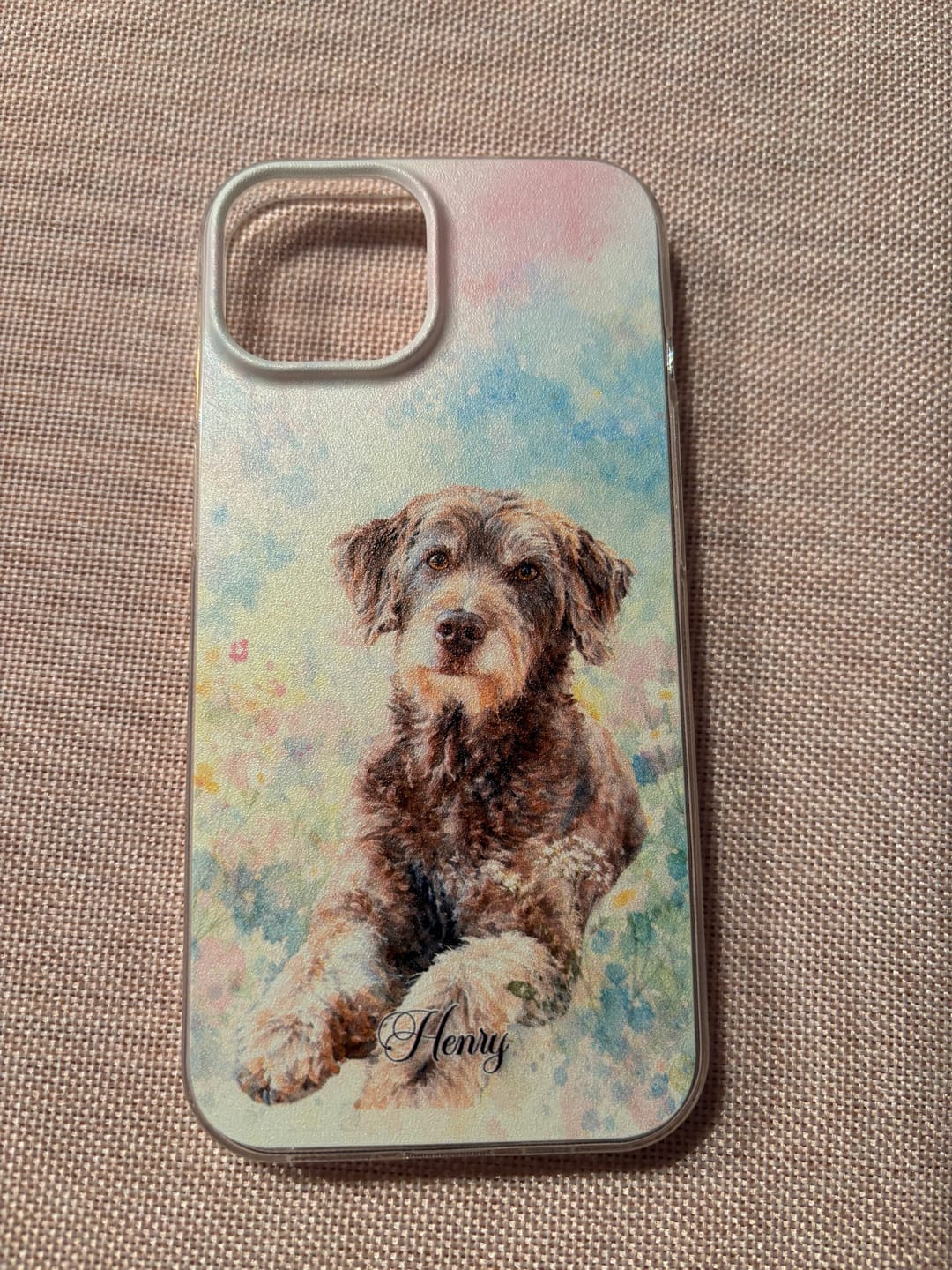 Customer photo review of Personalisierte Handyhülle - Aquarell