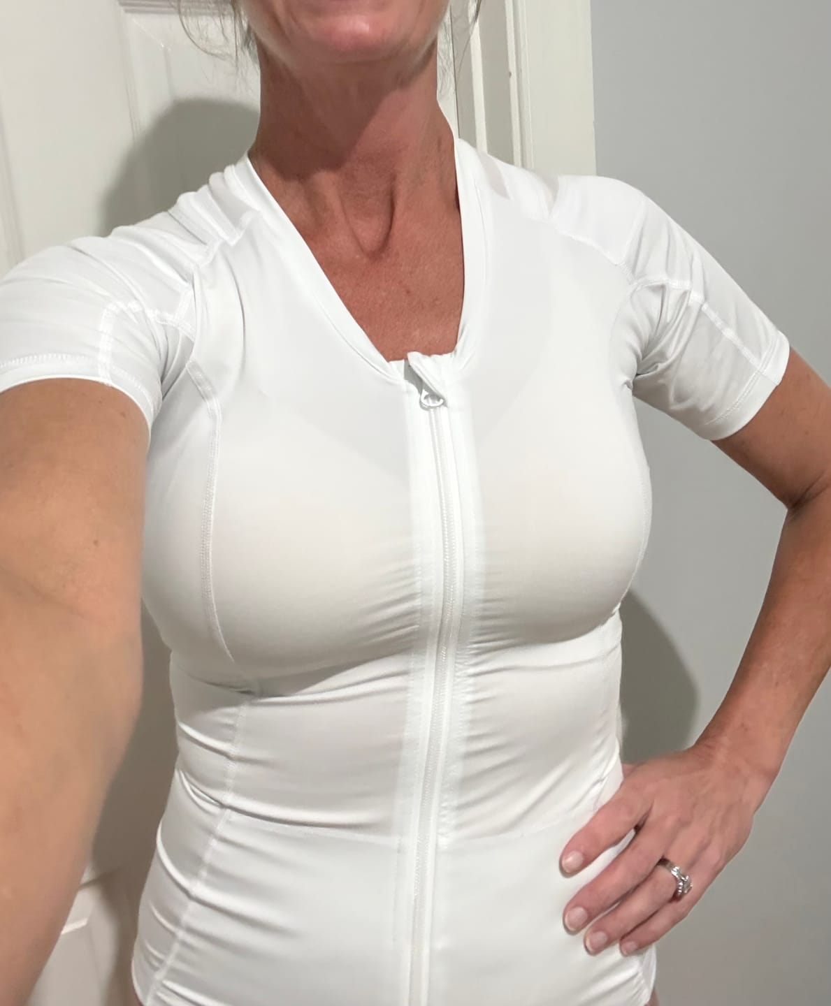 Customer photo review of Posture Shirt For Women - Zipper