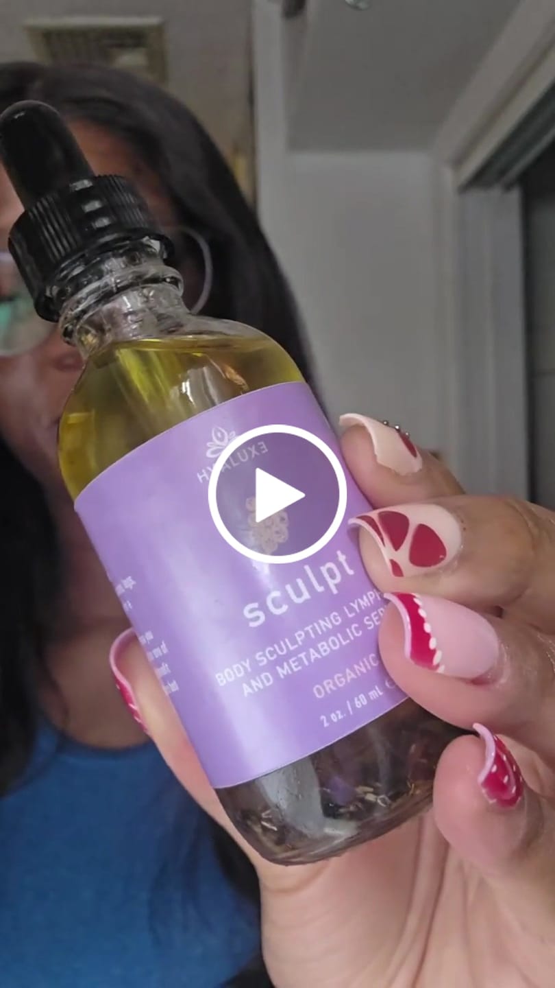 Customer video review of SCULPT: Cellulite & Hormonal Fat Storage Serum | Lymphatic Stimulation + Body Contouring