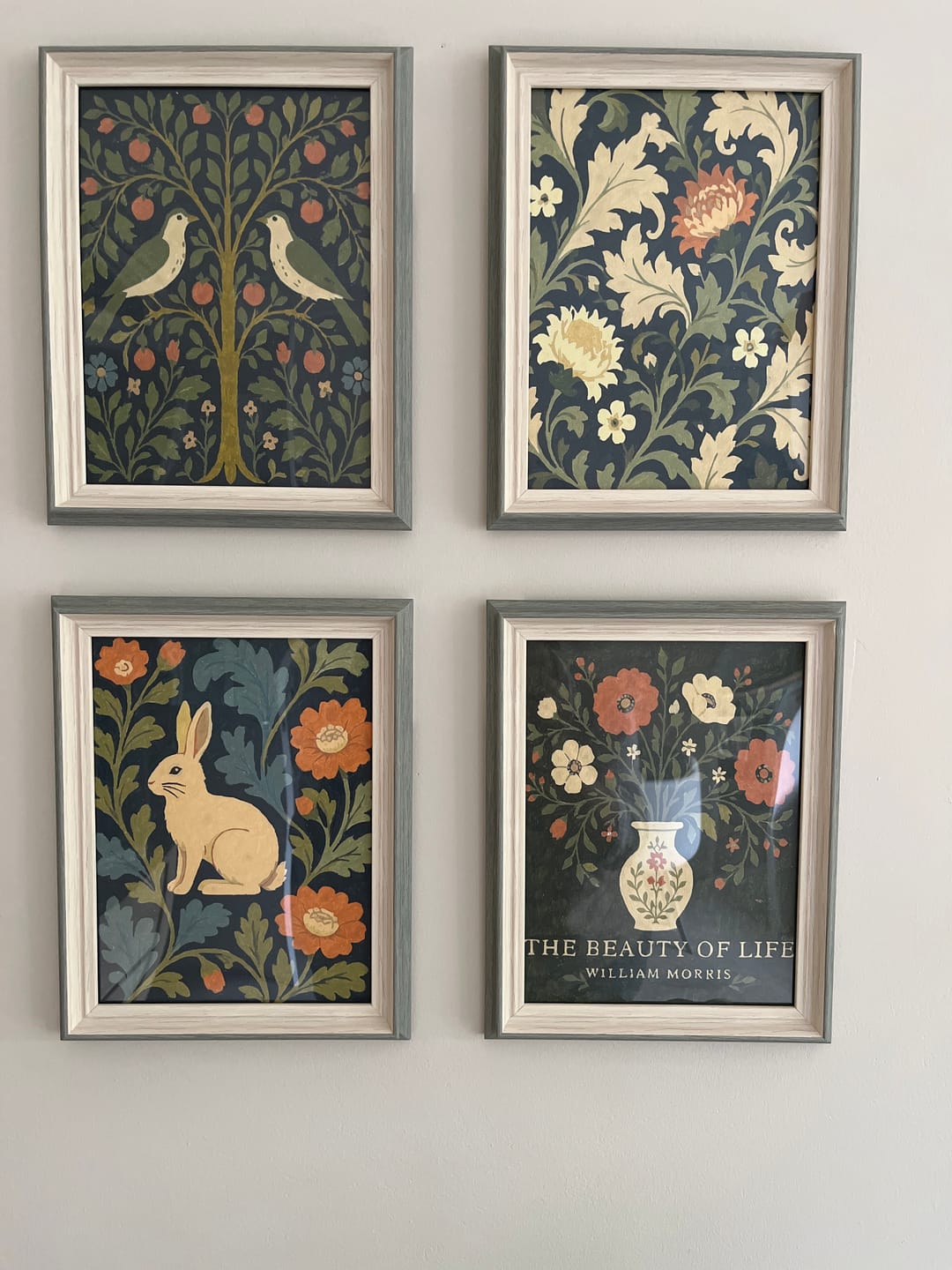Customer photo review of 4 Mini Paintings - Garden Tapestry Set