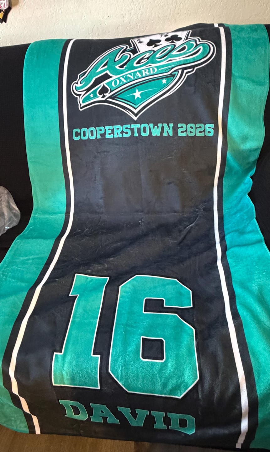 Customer photo review of Custom Sports Team Logo Towel, Personalized Gym Rally Towel
