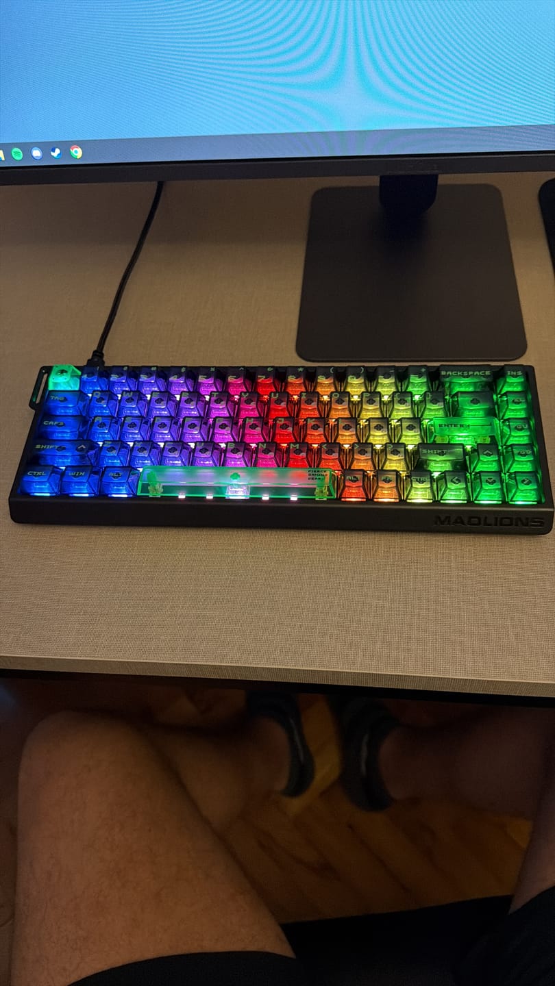 Customer photo review of FGG Madlions MAD68 HE V2 Klavye (Manyetik Switch / HE)
