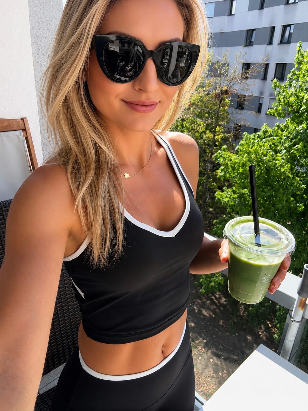 Customer photo review of The Quest Tank Leggings 2-Piece Set